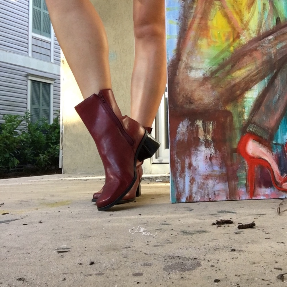 Red Naturalizer Booties